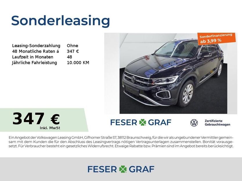 VW T-Roc 25.362 km 29.750 € Höchstadt an der Aisch 91315