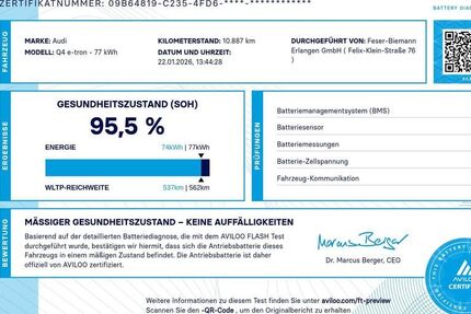 Audi Q4 e-tron 10.950 km 33.880 &euro; Erlangen 91058
