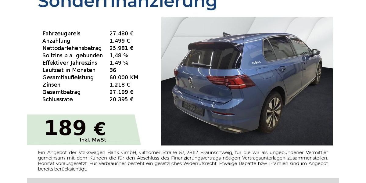 VW Golf 21.022 km 27.480 &euro; Fürth 90763