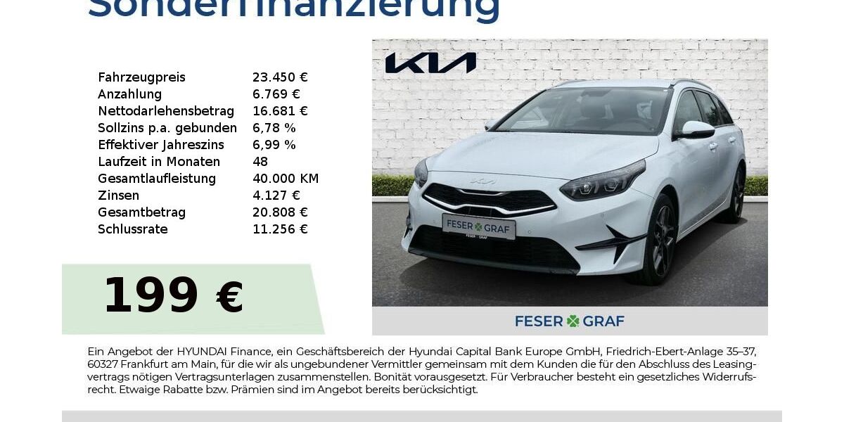 Kia ceed Sportswagon 40.575 km 20.850 &euro; Roth 91154