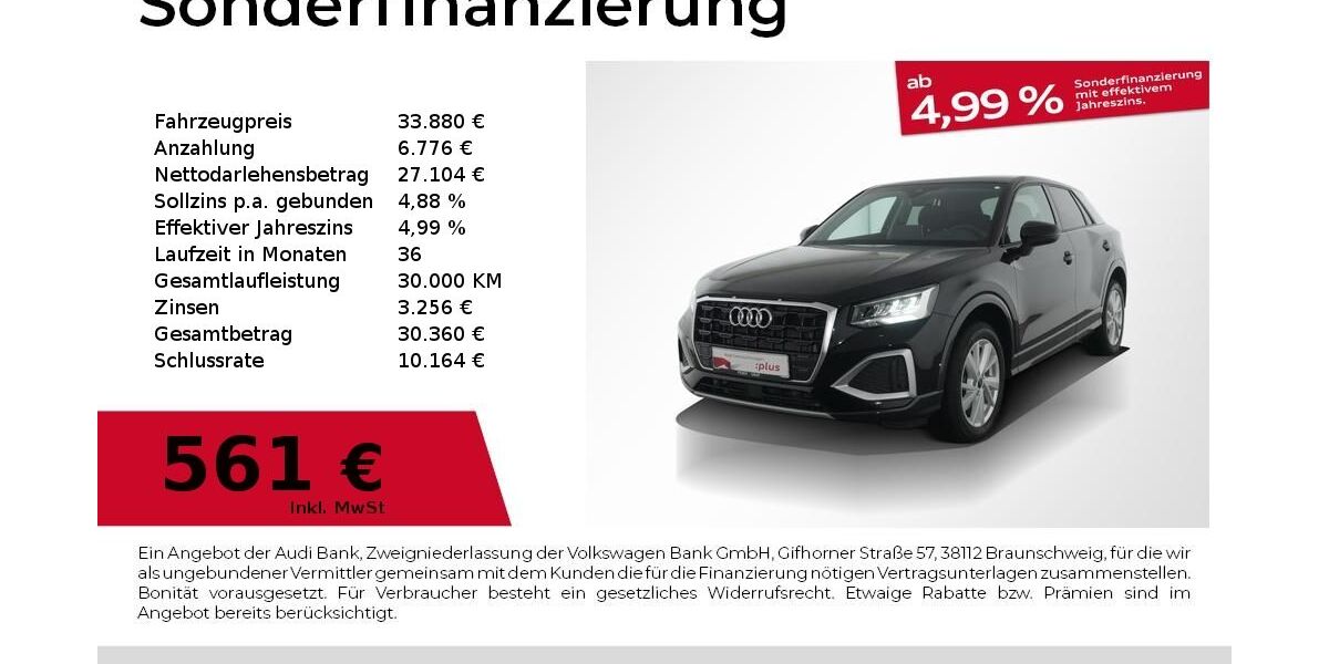 Audi Q2 27.545 km 33.880 &euro; Nürnberg 90441