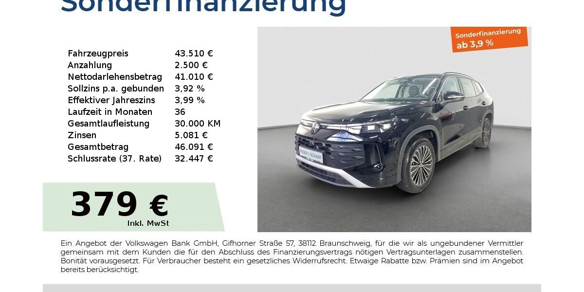 VW Tayron 25.188 km 42.830 &euro; Fürth 90763