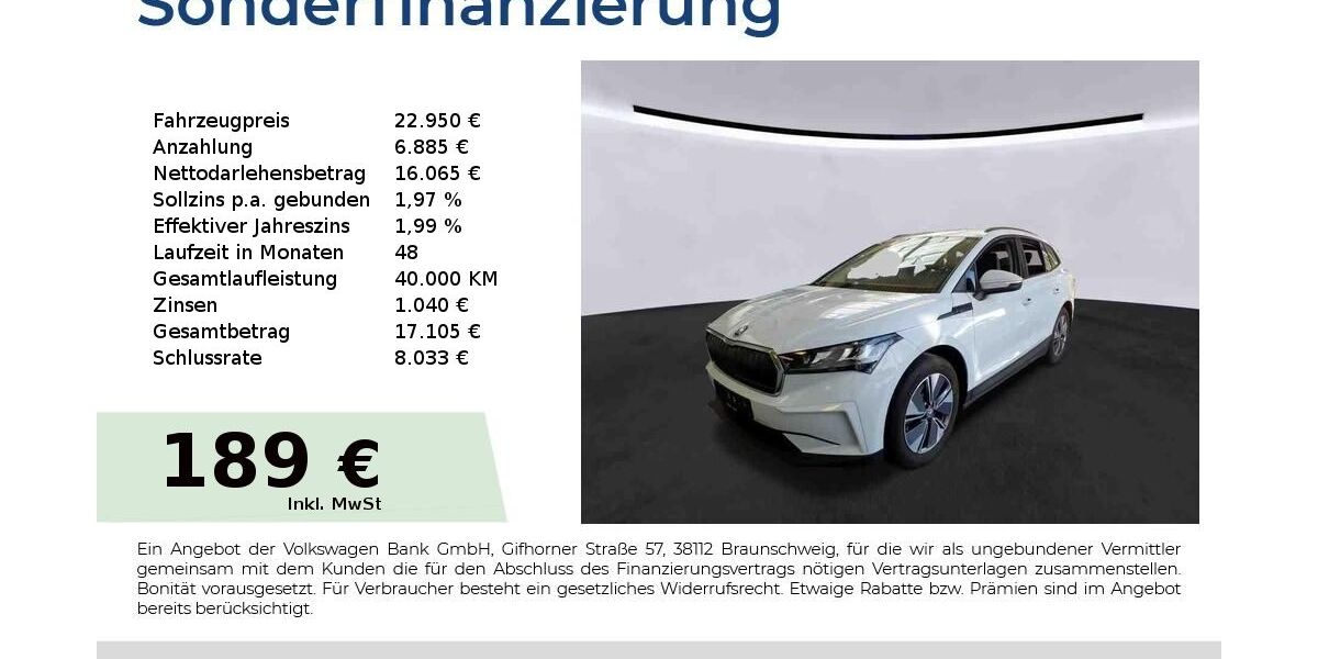 Skoda Enyaq 43.950 km 22.950 &euro; Nürnberg 90431