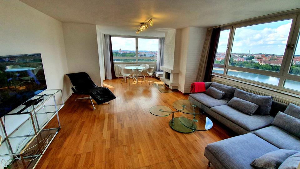 Traumhafte 4 Zimmerwohnung im 14. OG mit Blick über Wöhrder See 4 zimmer