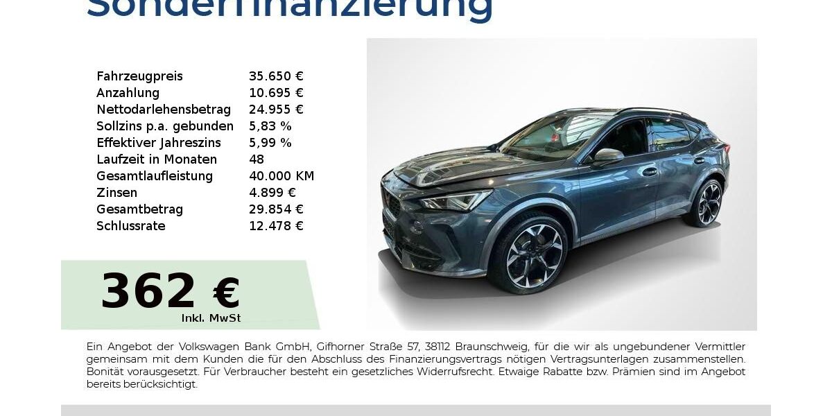 Cupra Formentor 20.550 km 35.650 &euro; Nürnberg 90431