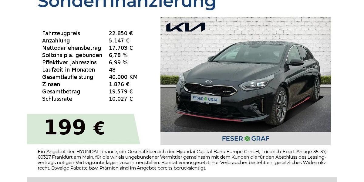 Kia pro ceed / ProCeed 66.334 km 22.850 &euro; Roth 91154