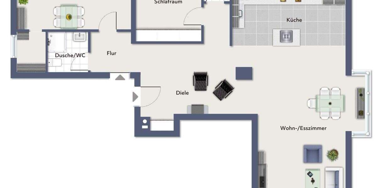 Großzügige 3-Zimmer-Eigentumswohnung mit Garage und 2 Stellplätzen 3 zimmer