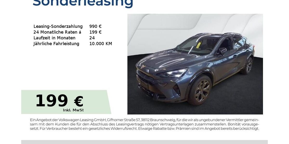 Cupra Formentor 21.350 km 29.450 &euro; Schwabach 91126