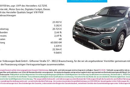 VW T-Roc 18.950 km 25.907 &euro; Fürth 90762