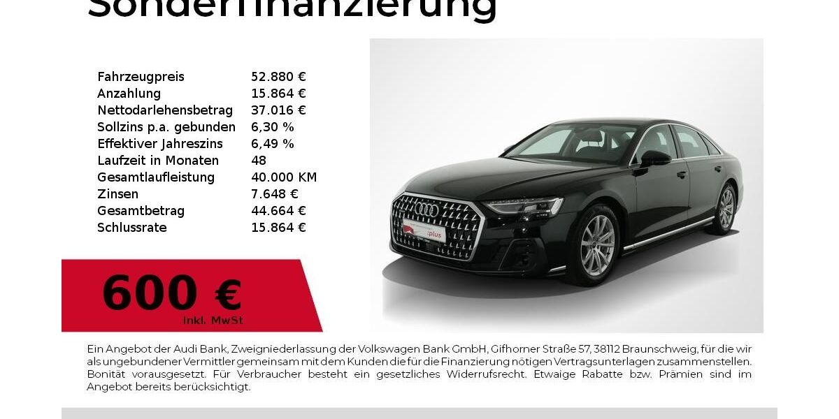 Audi A8 52.300 km 51.980 &euro; Nürnberg 90411