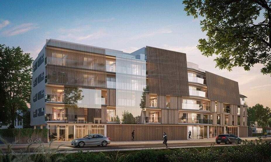Architektur trifft Effizienz – Stilvolle 3-Zimmer-Wohnung eines innovativen Neubauprojekts (EH 40 QNG+ Vorbereitung)