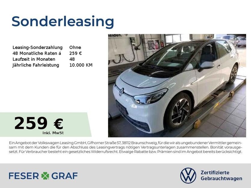 VW ID.3 43.514 km 18.440 € Nürnberg 90411