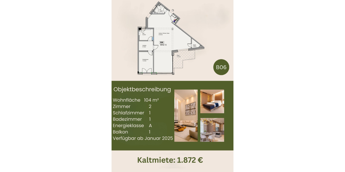 Exklusive Neubau 2 Zimmer Wohnung in Dambach 2 zimmer