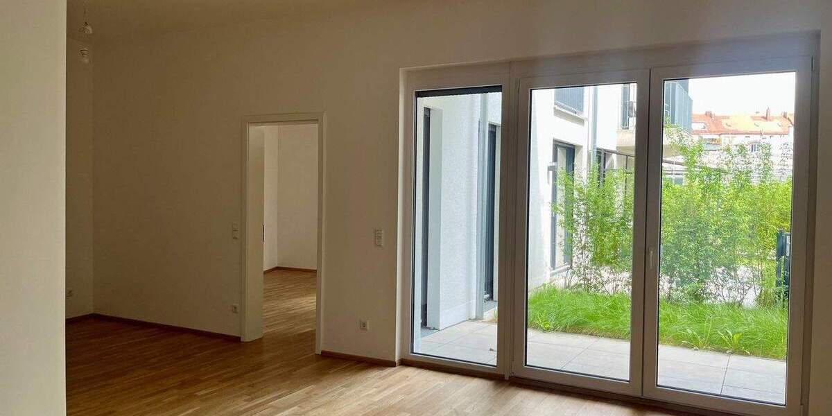 Terrassenwohnung Nürnberg Gostenhof - 2 Zimmer, 66 m&sup2;, 999&euro; | Angebot:26451758