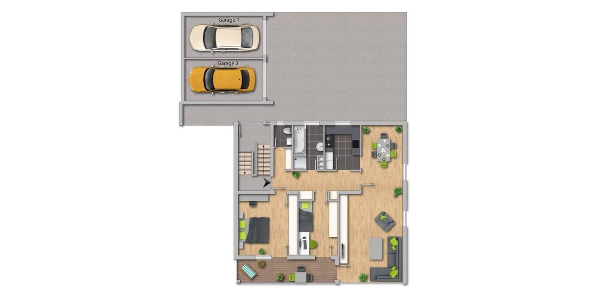 Etagenwohnung Nürnberg Altenfurt - 3 Zimmer, 93 m&sup2;, 1.200&euro; | Angebot:26891688