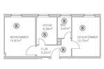 Etagenwohnung Nürnberg Wöhrd - 2 Zimmer, 42 m&sup2;, 900&euro; | Angebot:26703792