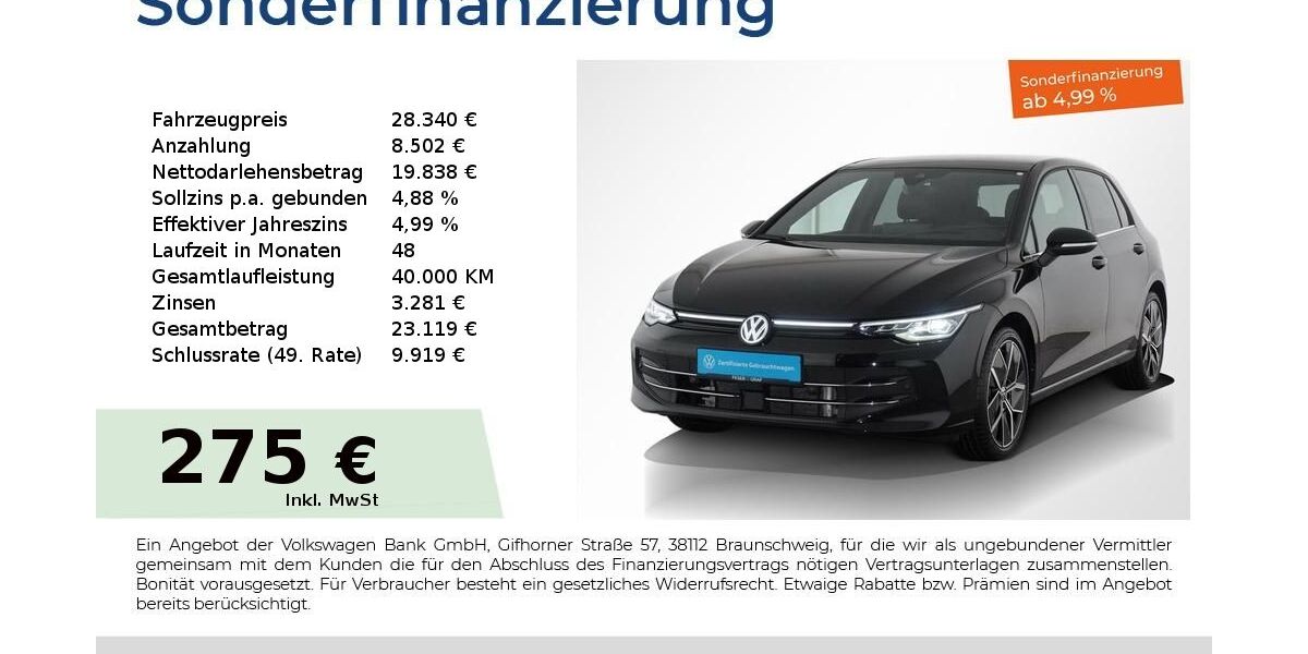 VW Golf 28.490 km 27.990 &euro; Nürnberg 90441