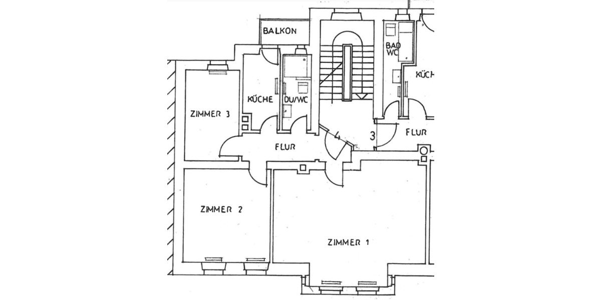 Etagenwohnung Nürnberg Seeleinsbühl - 3 Zimmer, 86 m&sup2;, 326.800&euro; | Angebot:25799041