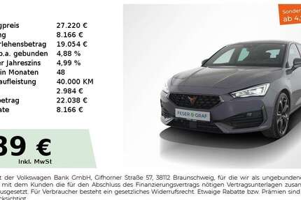 Cupra Leon 24.450 km 27.220 &euro; Nürnberg 90441
