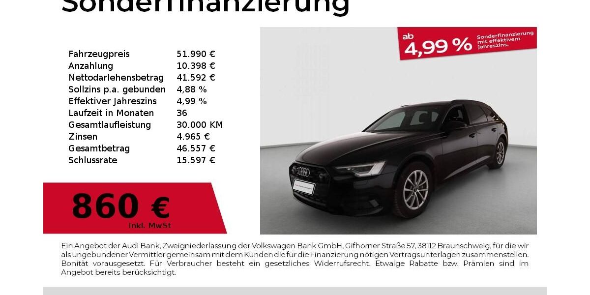 Audi A6 32.286 km 51.990 &euro; Nürnberg 90441