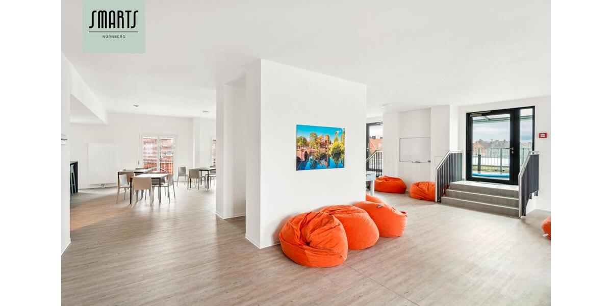 Etagenwohnung Nürnberg Gleißhammer - 1 Zimmer, 25 m&sup2;, 565&euro; | Angebot:25417567