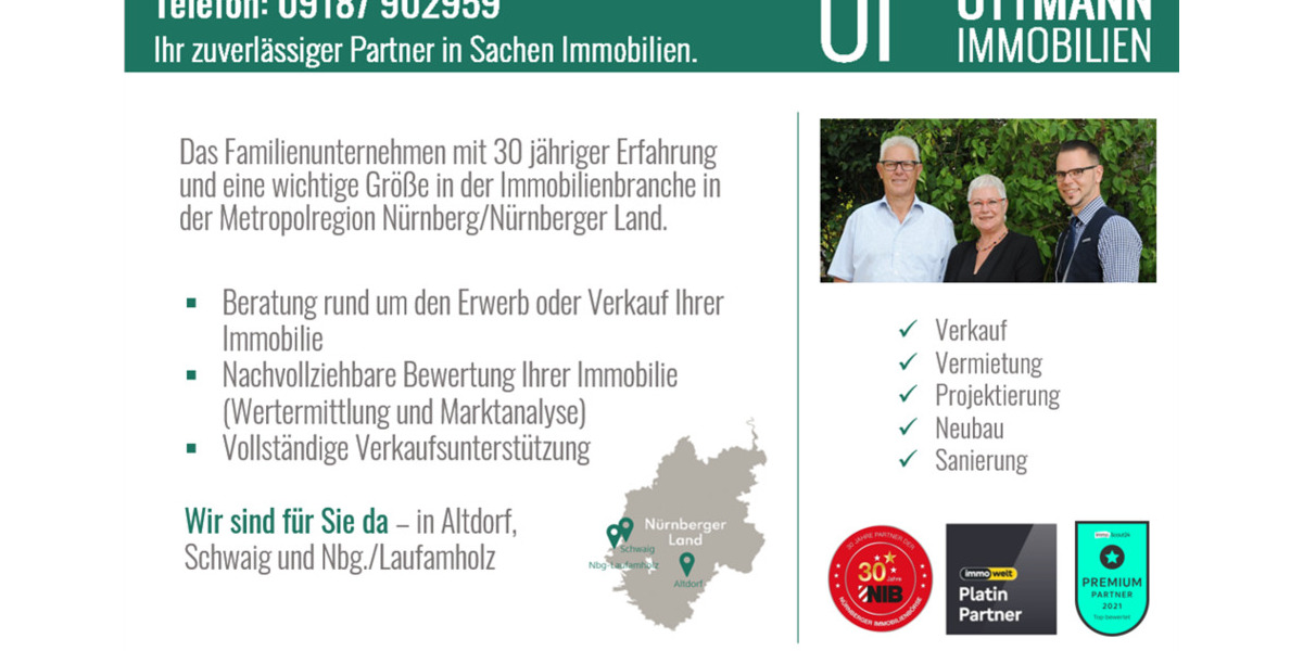 Etagenwohnung Altdorf b. Nürnberg Altdorf - 2 Zimmer, 78 m&sup2;, 720&euro; | Angebot:25689583