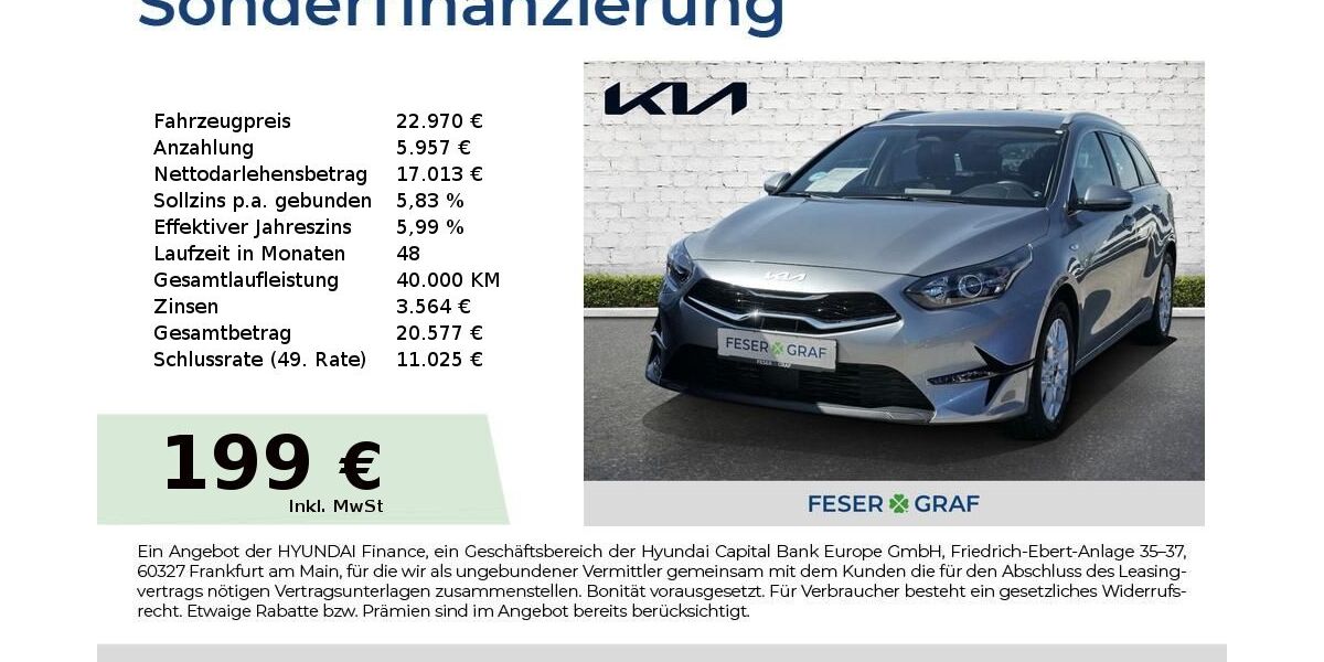 Kia ceed Sportswagon 6.989 km 22.850 &euro; Roth 91154
