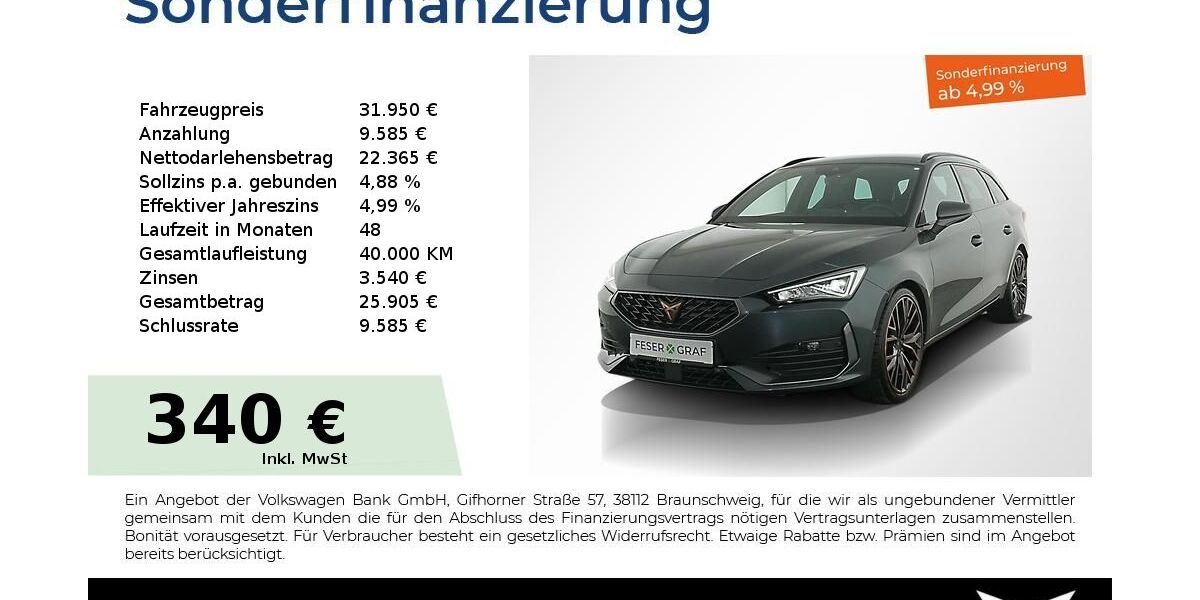 Cupra Leon 21.250 km 31.650 &euro; Nürnberg 90441