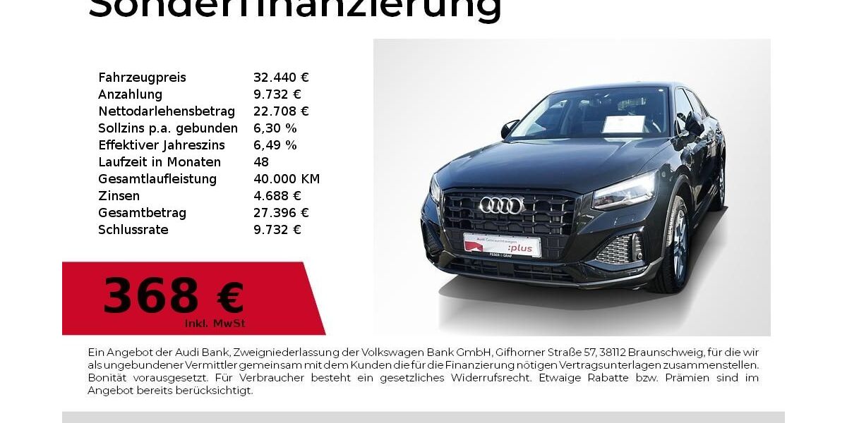 Audi Q2 6.450 km 32.440 &euro; Lauf an der Pegnitz 91207