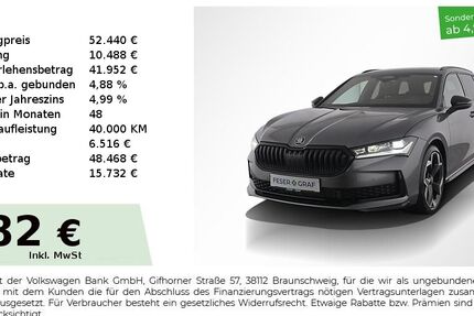 Skoda Superb 9.900 km 52.440 &euro; Nürnberg 90441