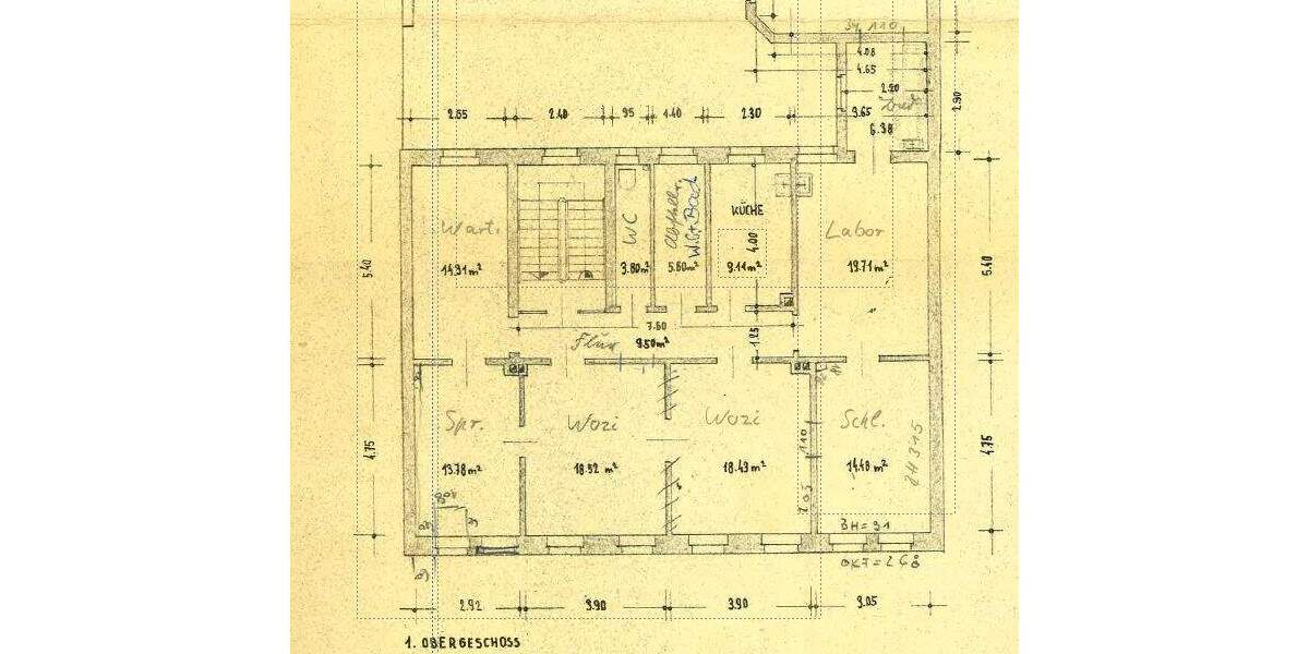 Jugendstiletage mit Blick in die Fußgängerzone 5 zimmer