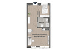 Etagenwohnung Fürth Innenstadt - 1 Zimmer, 35 m&sup2;, 600&euro; | Angebot:26826154