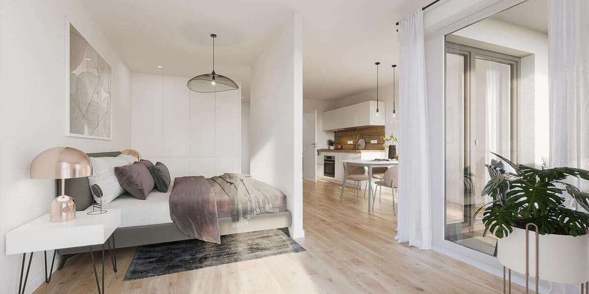 Etagenwohnung Erlangen Sebaldussiedlung - 2 Zimmer, 50 m&sup2;, 837&euro; | Angebot:24518359