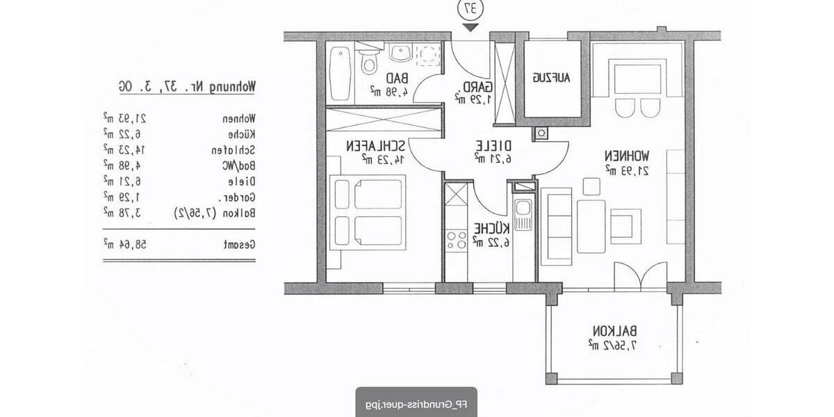 Helle 2-Zimmer-Stadtwohnung 2 zimmer
