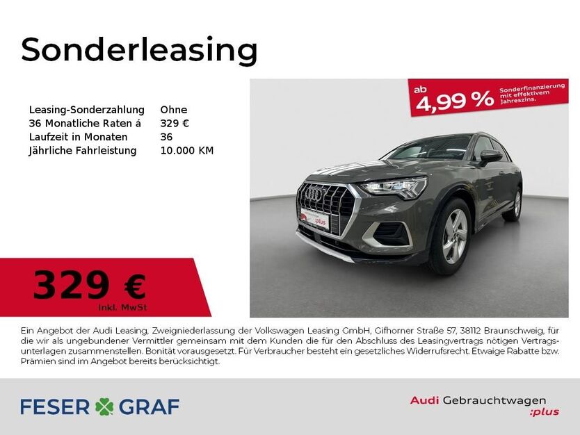 Audi Q3 4.614 km 39.480 € Fürth 90763