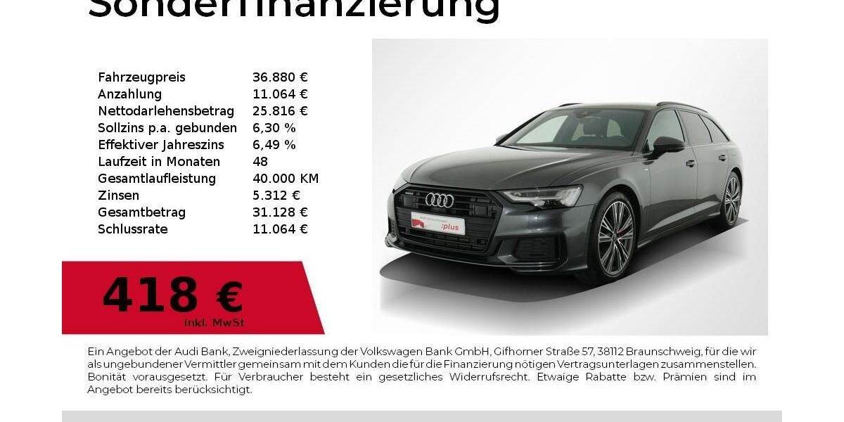 Audi A6 98.700 km 36.880 &euro; Nürnberg 90411