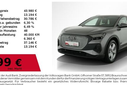 Audi Q4 e-tron 14.225 km 43.980 &euro; Nürnberg 90411
