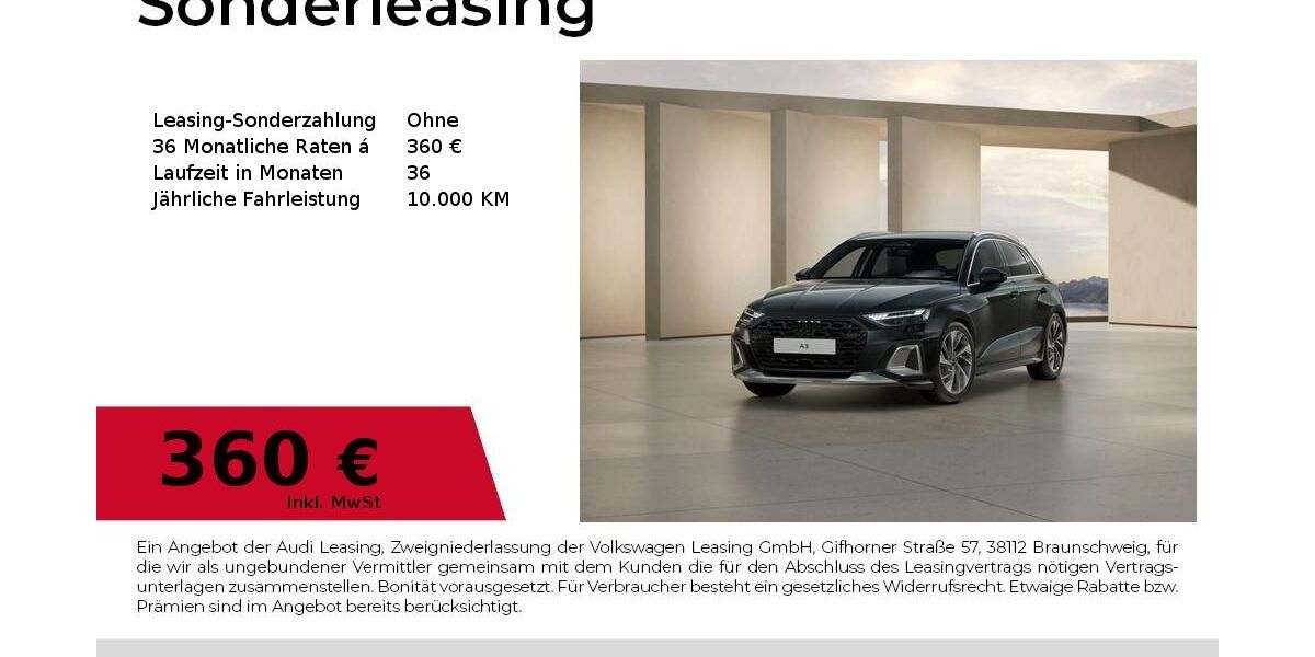 Audi A3 1.500 km 33.980 &euro; Nürnberg 90411