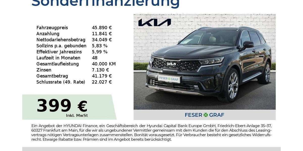 Kia Sorento 27.196 km 45.890 &euro; Schwabach 91126