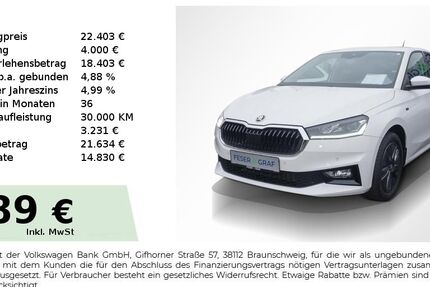 Skoda Fabia 4.350 km 22.403 &euro; Lauf an der Pegnitz 91207