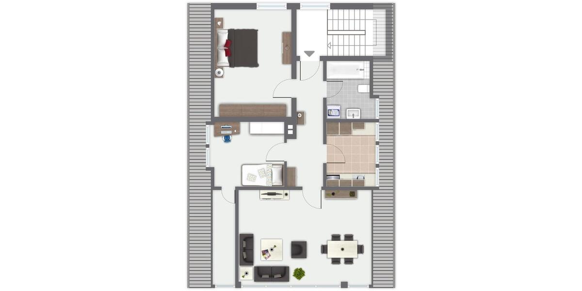 Dachgeschoßwohnung Großhabersdorf - 3 Zimmer, 85 m&sup2;, 750&euro; | Angebot:26162930