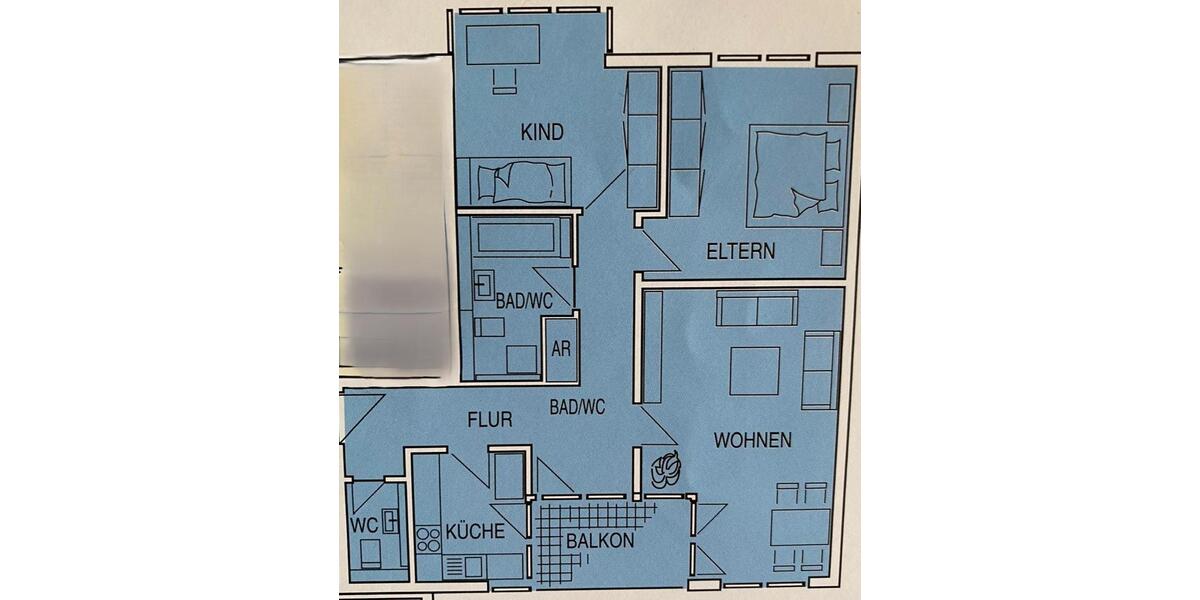 Etagenwohnung Nürnberg Sankt Leonhard - 3 Zimmer, 89 m&sup2;, 417.000&euro; | Angebot:26757419