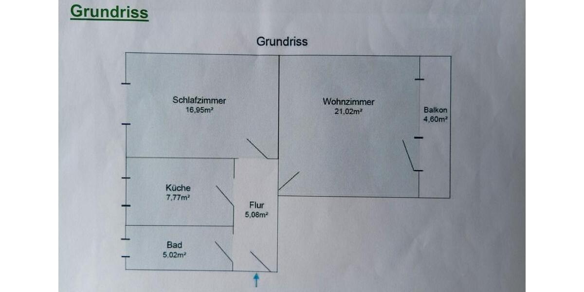 Etagenwohnung Nürnberg Gibitzenhof - 2 Zimmer, 60 m&sup2;, 187.000&euro; | Angebot:26502328