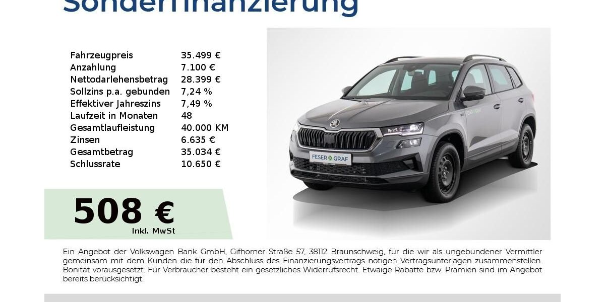 Skoda Karoq 9.900 km 35.499 &euro; Nürnberg 90441