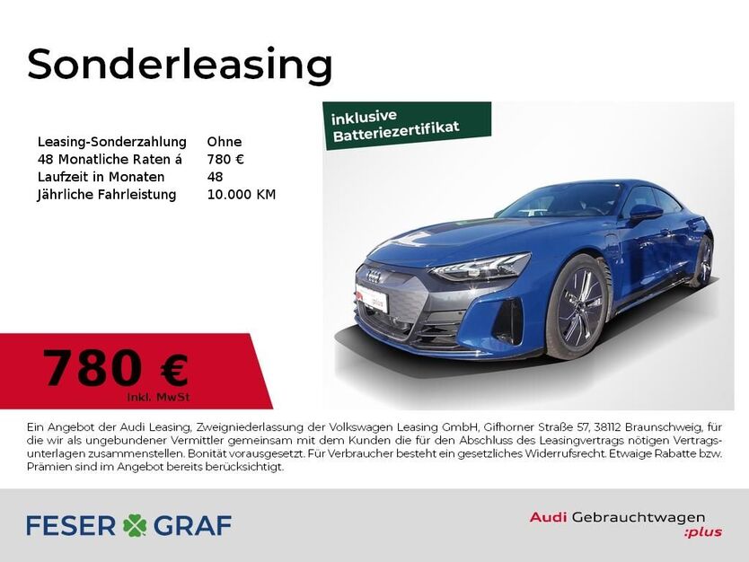 Audi e-tron GT 6.500 km 55.880 € Erlangen 91058