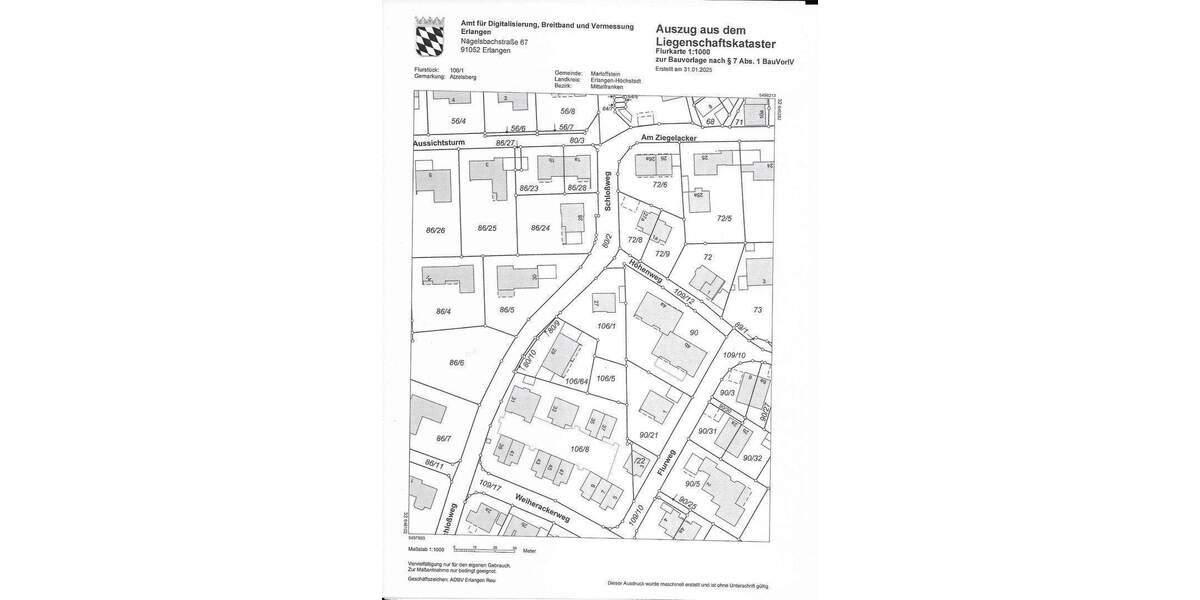 Großzügiges Grundstück in exklusiver Lage in Rathsberg bei Erlangen zimmer