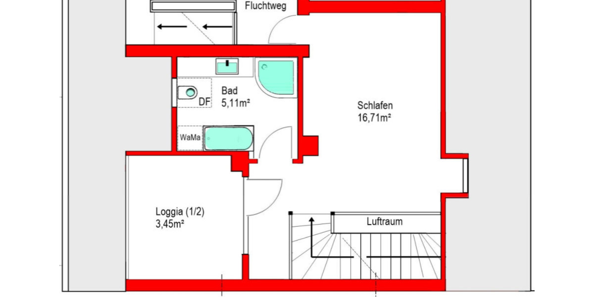 Sonnige 3-Zimmer-Maisonette mit Balkon&Dachloggia in Top Lage 3 zimmer