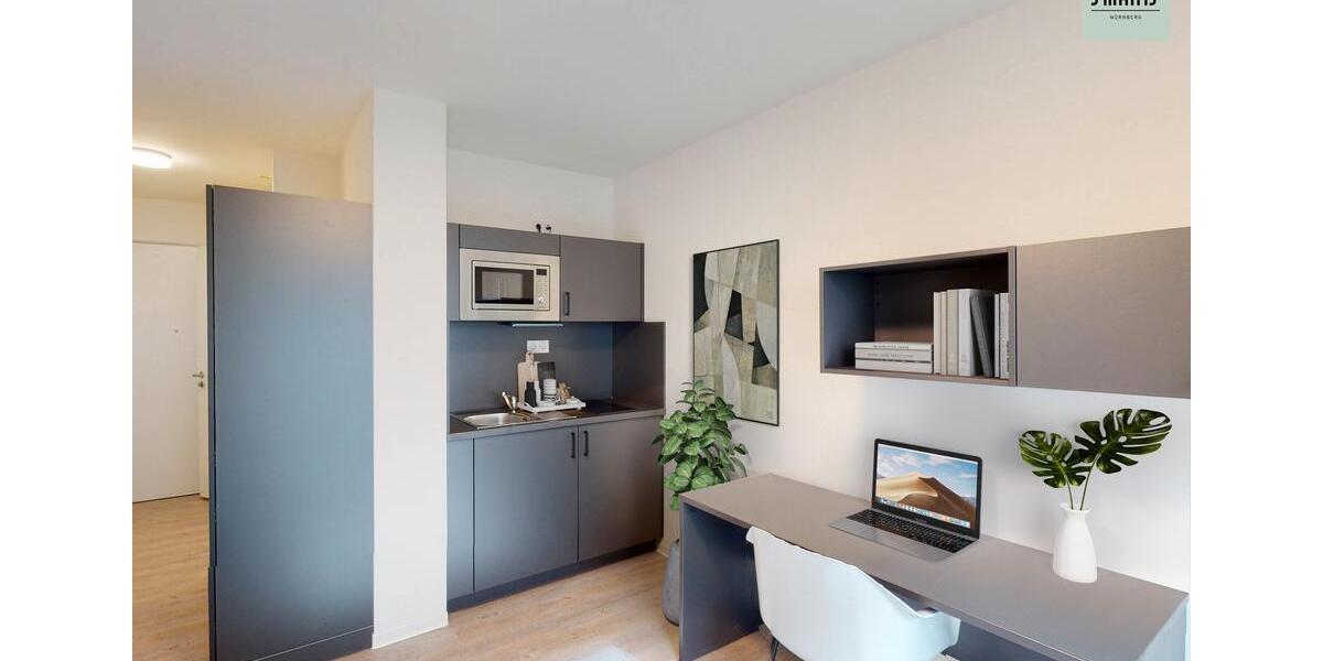 Etagenwohnung Nürnberg Gleißhammer - 1 Zimmer, 21 m&sup2;, 535&euro; | Angebot:26248515