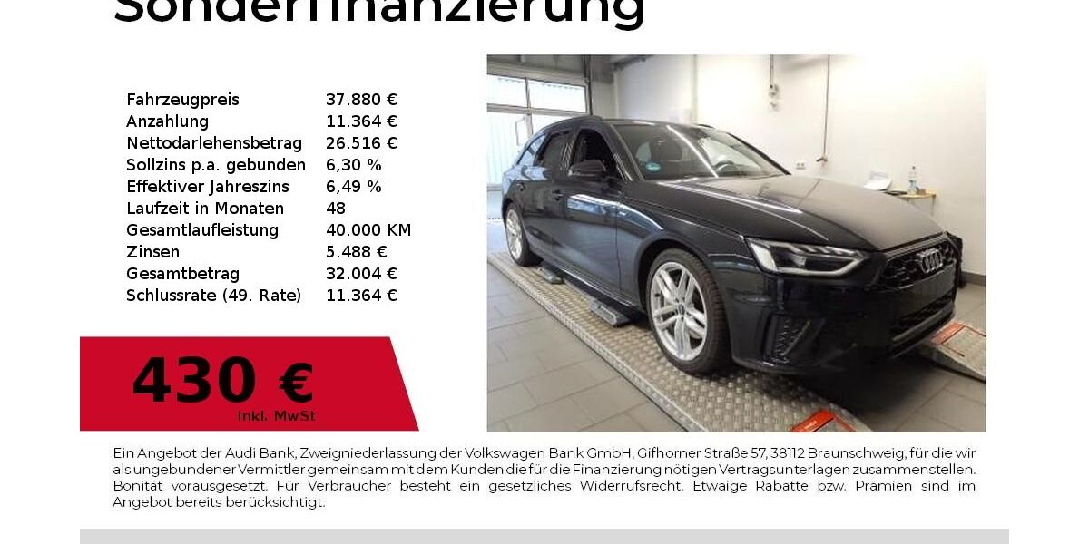 Audi A4 30.600 km 37.880 &euro; Nürnberg 90411