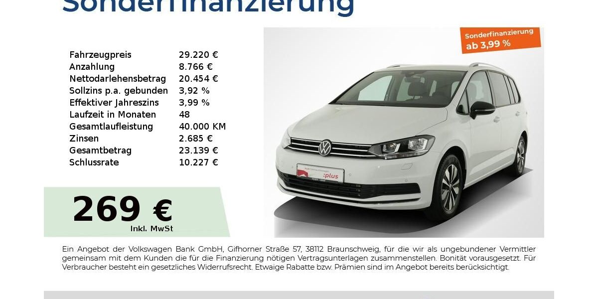 VW Touran 18.250 km 28.920 &euro; Nürnberg 90441